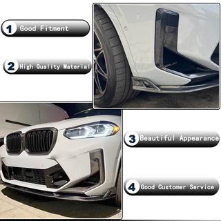 Frontstoßstangen Lippe Aufsatz (für F98 2022-2025, Carbon) BMW X4 G02 2018- Foto 3