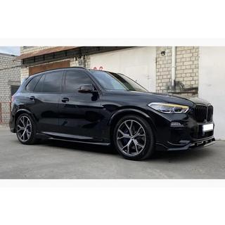 Front Lip Spoiler Paradigm V-3 (2018-2022, Schwarz Glanz) Foto 2