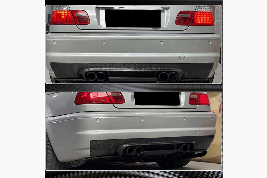 BMW 3 Series E46 1998-2006 Heckdiffusor V1 (für M3, Carbon) Foto 3