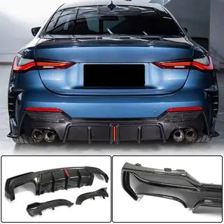 Heckdiffusor V3 für G22/G23 M-Sport, Carbon Foto 1