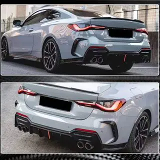 Heckdiffusor V3 für G22/G23 M-Sport, Carbon Foto 3