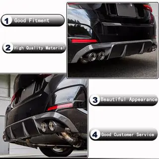 Heckdiffusor V2 (für G26 M-Sport, Carbon) Foto 3