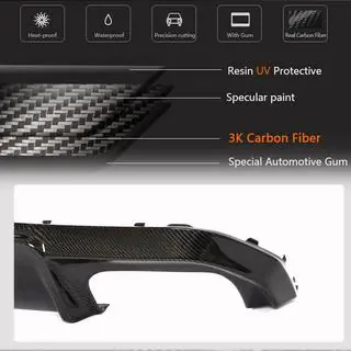 Heckdiffusor V2 (für G26 M-Sport, Carbon) Foto 4