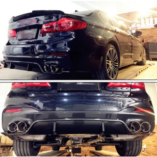 Heckdiffusor V6 (für M-Sport, Carbon) BMW 5er G30/G31 2017–2023 Foto 2