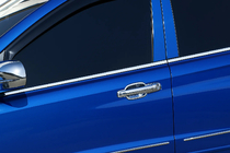 SsangYong Action 2005-2018 Chrom Fensterleisten seitlich (4 Stk, Edelstahl) Foto 1