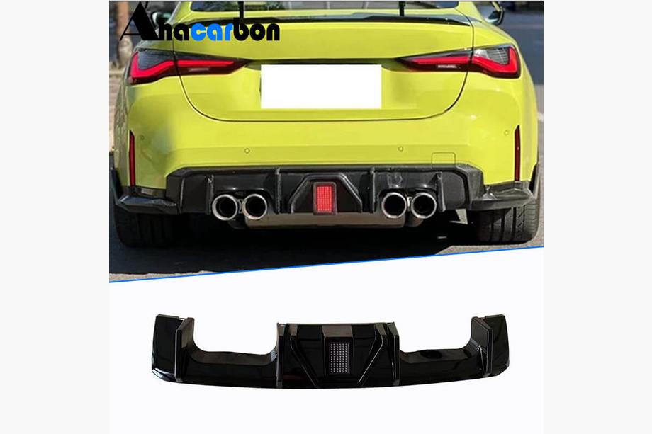 BMW 3 Series G20/G21 2018- Heckstoßstangendiffusor ABS V4 (für G80) Foto 1