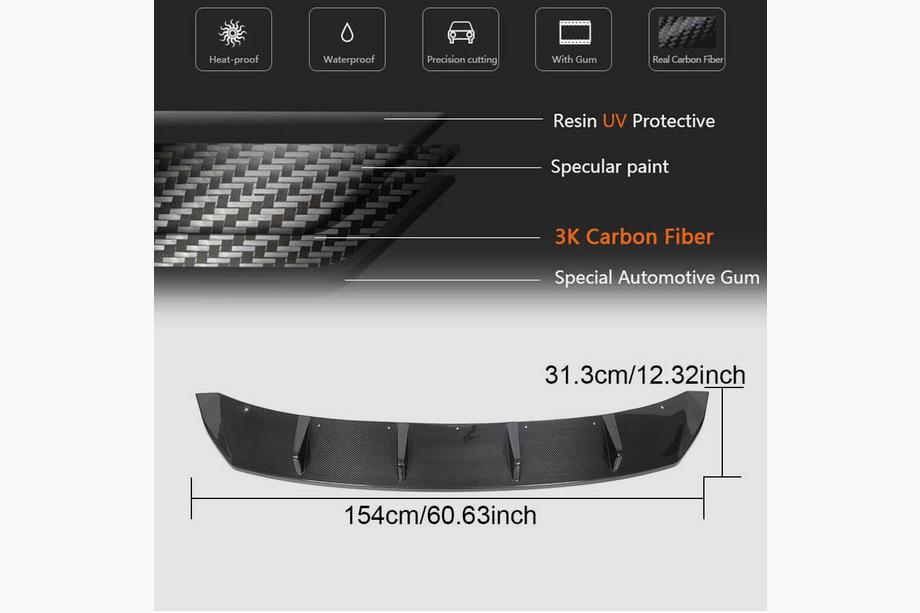 BMW I3 2013-2022 Heckdiffusor (Carbon) Foto 6