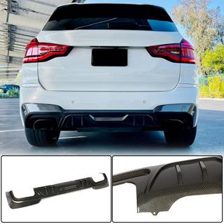 Heckstoßstangen Diffusor (für original M-Sport 2018-2021, Carbon) BMW X3 G01 2018- Foto 1