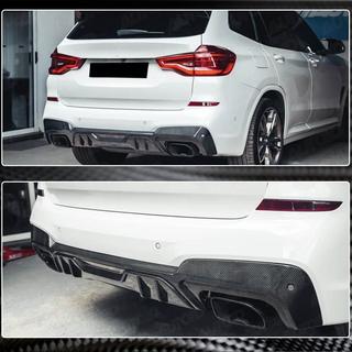 Heckstoßstangen Diffusor (für original M-Sport 2018-2021, Carbon) BMW X3 G01 2018- Foto 3