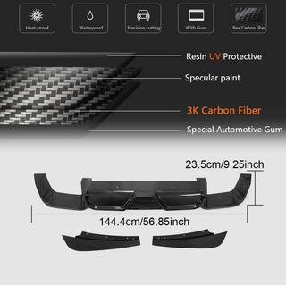 Heckdiffusor V2 (für F97 2018-2021, Carbon) BMW X3 G01 2018- Foto 4