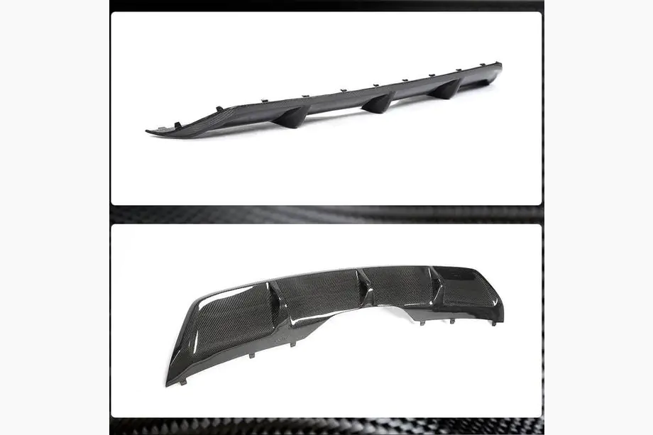 BMW X6 F16 2014-2019 Heckdiffusor V1 (für Base, Carbon) Foto 3
