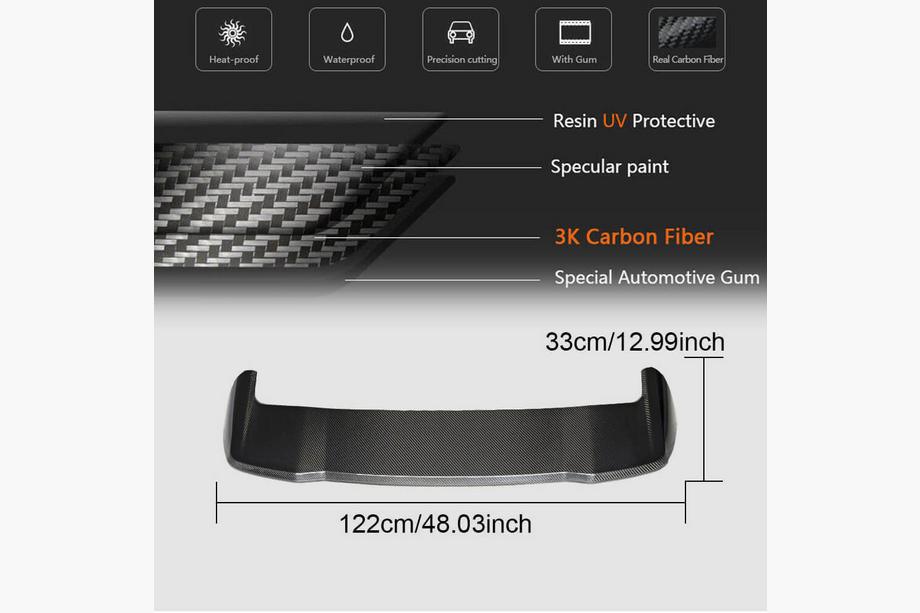 BMW X3 G01 2018- Heckscheibenspoiler ABS V3 Foto 7