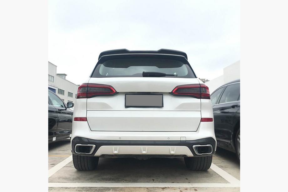 BMW X5 G05 2019–2026 Heckscheiben Spoiler V2 (Schwarz Glanz) Foto 2