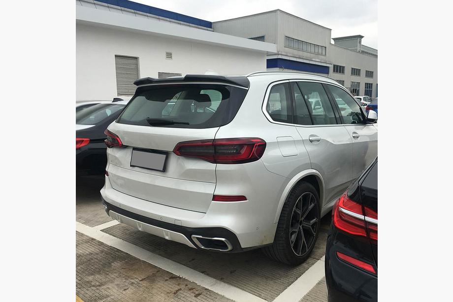 BMW X5 G05 2019–2026 Heckscheiben Spoiler V2 (Schwarz Glanz) Foto 1