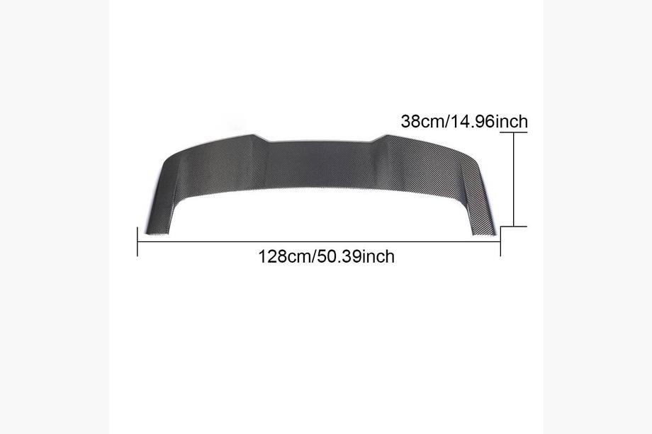 BMW X5 G05 2019–2026 Heckscheiben Spoiler V2 (Schwarz Glanz) Foto 8