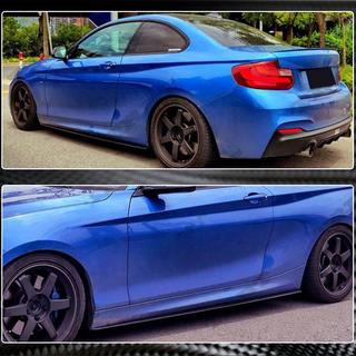 Schwellerleisten Aufsätze (für M-Sport, Carbon) BMW 2 Series F22/F23 2014-2021 Foto 4