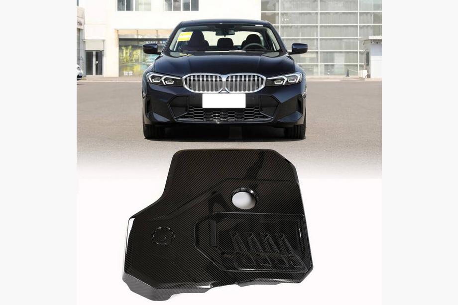 BMW 3 Series G20/G21 2018- Motorabdeckung (2022+, Carbon) Foto 1
