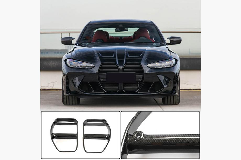 BMW 4 Series G22/23/26 2020- Nieren V3 (für G82/G83, Carbon) Foto 1