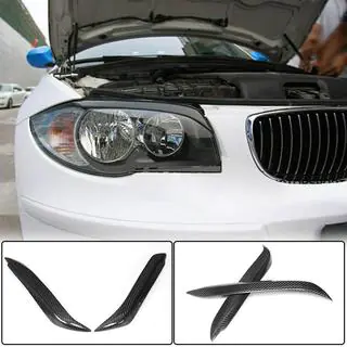Scheinwerferblenden (Carbon) BMW 1 Series E81/E82/E87/E88 2004-2011 Foto 1