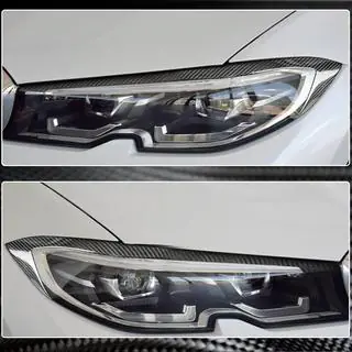 Scheinwerferblenden (2018-2022, Carbon) BMW 3 Series G20/G21 2018- Foto 4