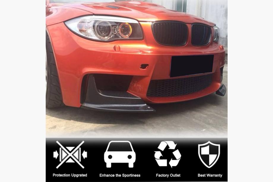 BMW 1 Series E81/E82/E87/E88 2004-2011 Frontstoßstangen Flap Aufsätze (für 1M E82, Carbon) Foto 2