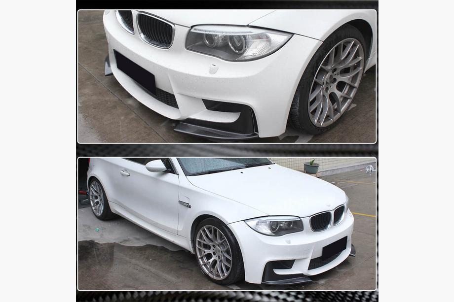 BMW 1 Series E81/E82/E87/E88 2004-2011 Frontstoßstangen Flap Aufsätze (für 1M E82, Carbon) Foto 4