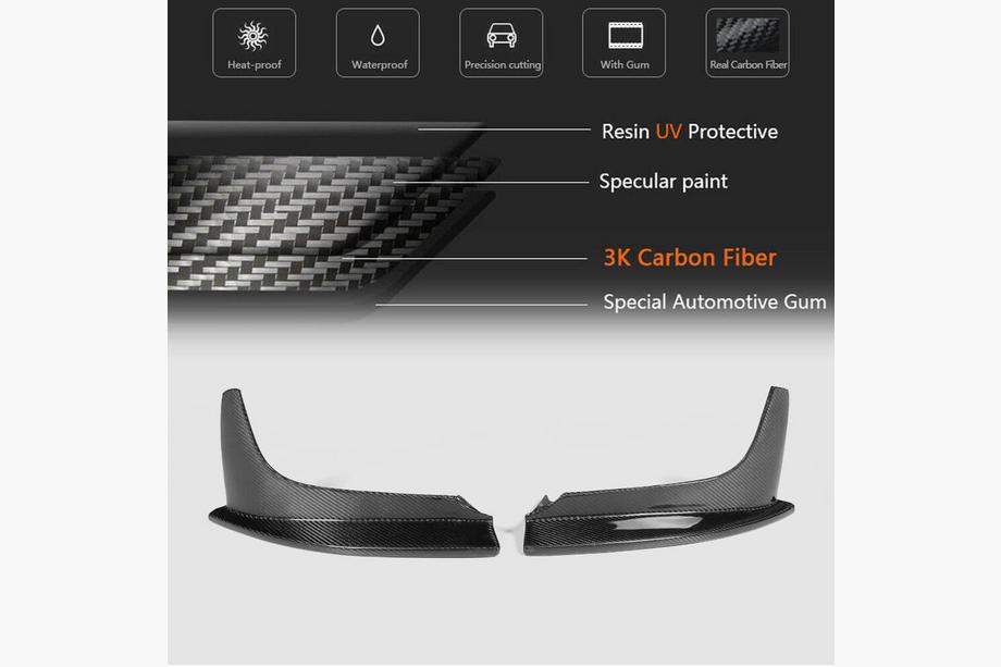 BMW 1 Series E81/E82/E87/E88 2004-2011 Frontstoßstangen Flap Aufsätze (für 1M E82, Carbon) Foto 5
