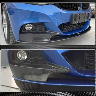 Frontstoßstangen Flap Aufsätze (für F34 M-Sport, Carbon) Foto 3