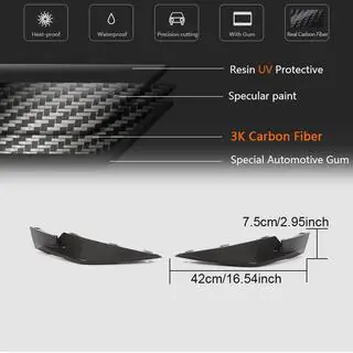 Frontstoßstangen Flap Aufsätze (für G82/G83, Carbon) Foto 4