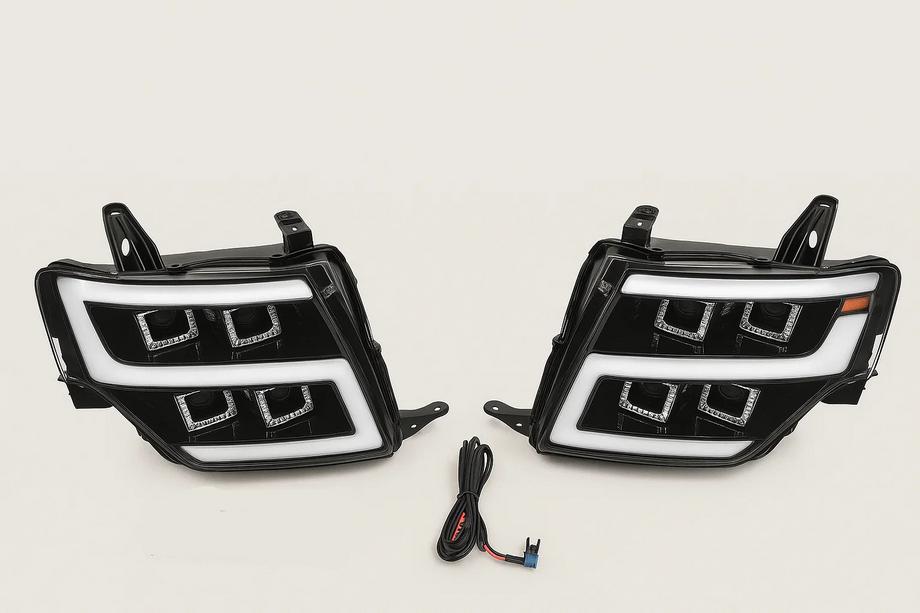 Mitsubishi Pajero Wagon IV 2006-2021 LED Frontscheinwerfer (2 Stk) Foto 2