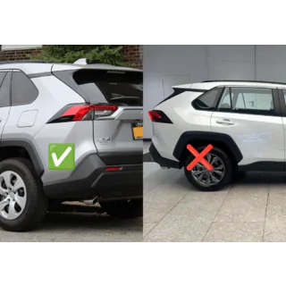 Premium Schmutzfänger 2022+ (Kurzer Radlauf, 4 Stk) Toyota Rav 4 2019–2025 Foto 2