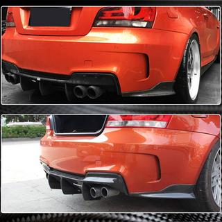 Heckstoßstangen Flaps Aufsätze (für E82 1M, Carbon) BMW 1 Series E81/E82/E87/E88 2004-2011 Foto 3