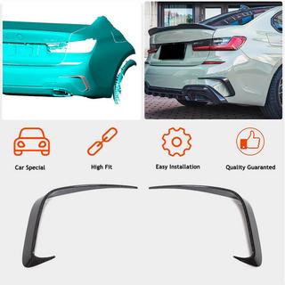 Heckstoßstangen Flaps Aufsätze (für M-Sport 2018-2022, Carbon) BMW 3 Series G20/G21 2018- Foto 3