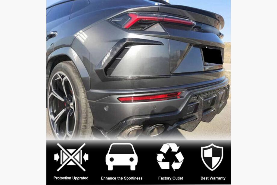 Lamborghini Urus 2018- Heckstoßstangenabdeckungen (Dry Carbon) Foto 5