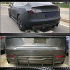 Tesla Model 3 2017- Heckdiffusor V2 (2017-2023, Carbon) Foto 3