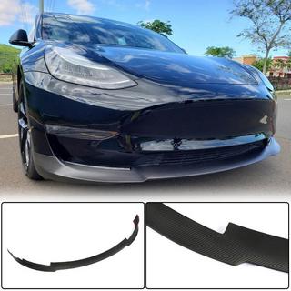 Frontlippe Stoßstange Lip V6 (2017-2023, Carbon) Tesla Model 3 2017- Foto 1