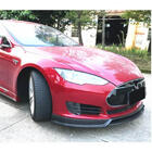 Tesla Model S 2012– Frontlippe Lip V2 für Frontstoßstange (2012-2016, Carbon) Foto 3