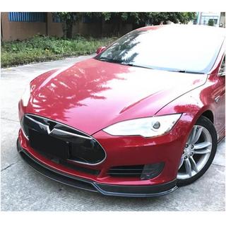 Frontlippe Lip V2 für Frontstoßstange (2012-2016, Carbon) Tesla Model S 2012– Foto 2