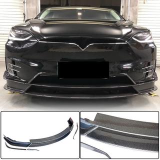 Frontstoßstangenlippe Aufsatz (2015-2021, Carbon) Tesla Model X 2015- Foto 1