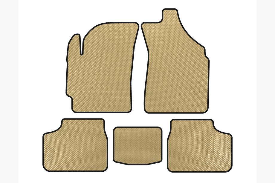 Daewoo Matiz 1998-2008 EVA Fußmatten (Beige) Image