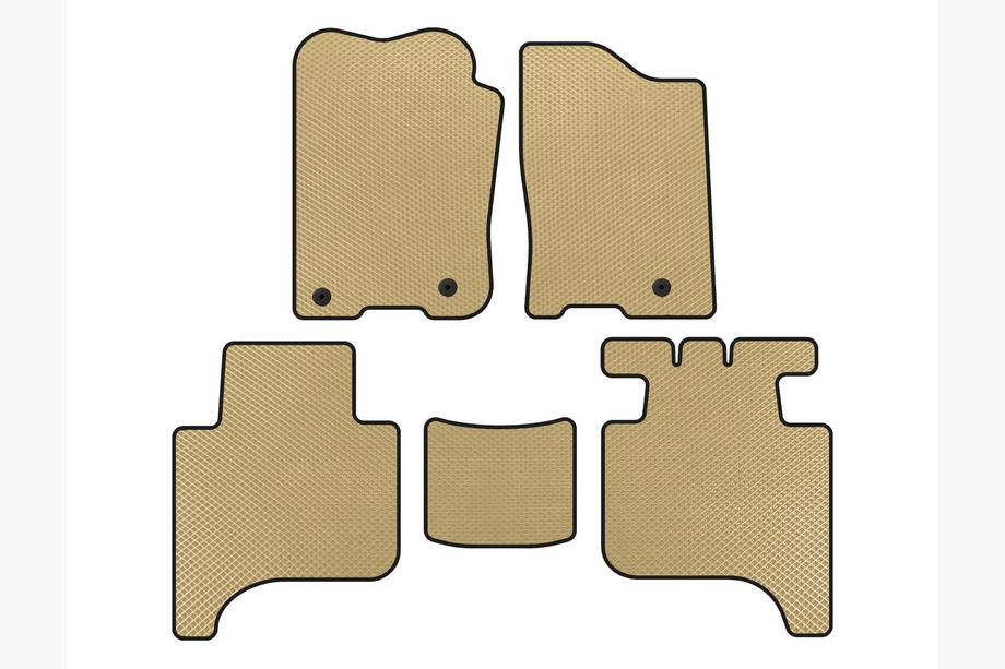 Infiniti QX56 2004-2010 EVA Fußmatten (2 Reihen, 2004-2008, Beige) Foto 1