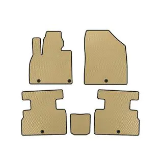 EVA Fußmatten (2 Reihen, 7-Sitzer, Beige)