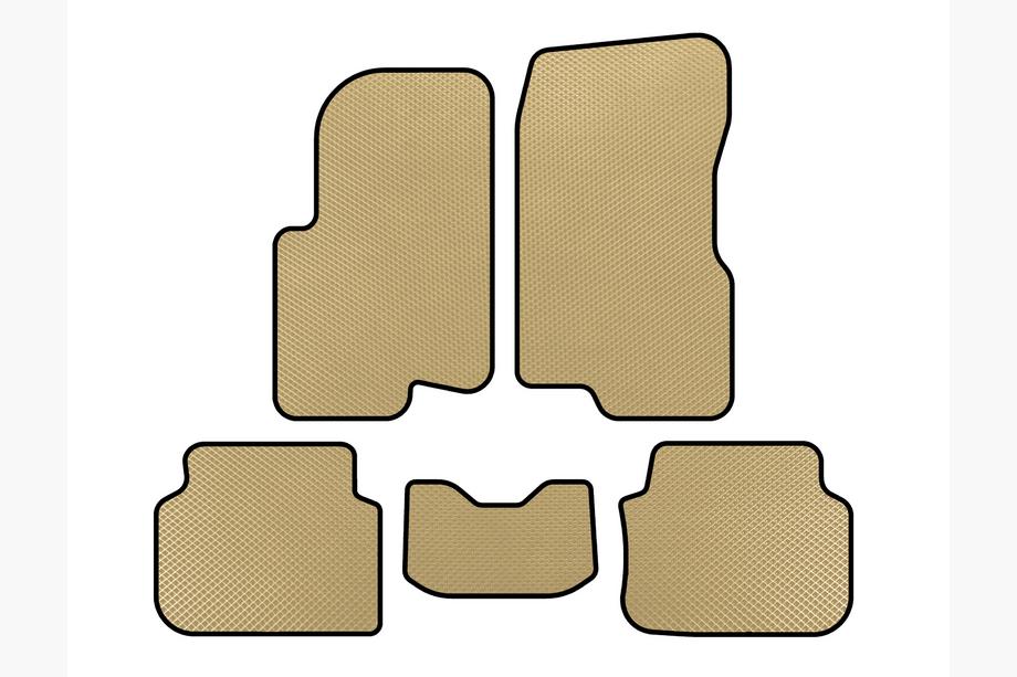 Smart 1998-2007 EVA Fußmatten (2003-2007, Forfour, Beige) Image