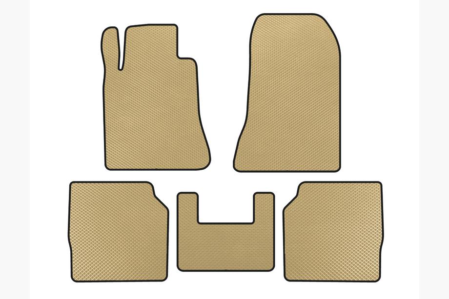 Mercedes S-class W140 1991-1998 EVA Fußmatten (SD, Langversion, Beige) Foto 1