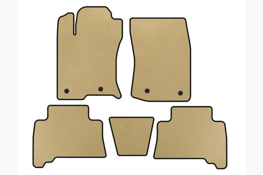 Toyota 4Runner 2009-2024 EVA Fußmatten (2009-2014, Beige) Image