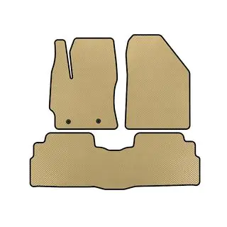 EVA Fußmatten (2 Reihen, 7-Sitzer, Beige)