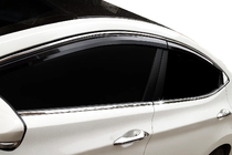 Hyundai Elantra (MD/UD) 2011-2015 Komplette Fensterrahmen Zierleisten (10 Stk, Edelstahl) Foto 1