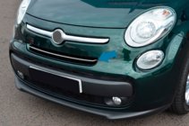 Fiat 500/500L 2013-2022 Chrom Kühlergrill Blenden (Popstar, Edelstahl) Foto 1