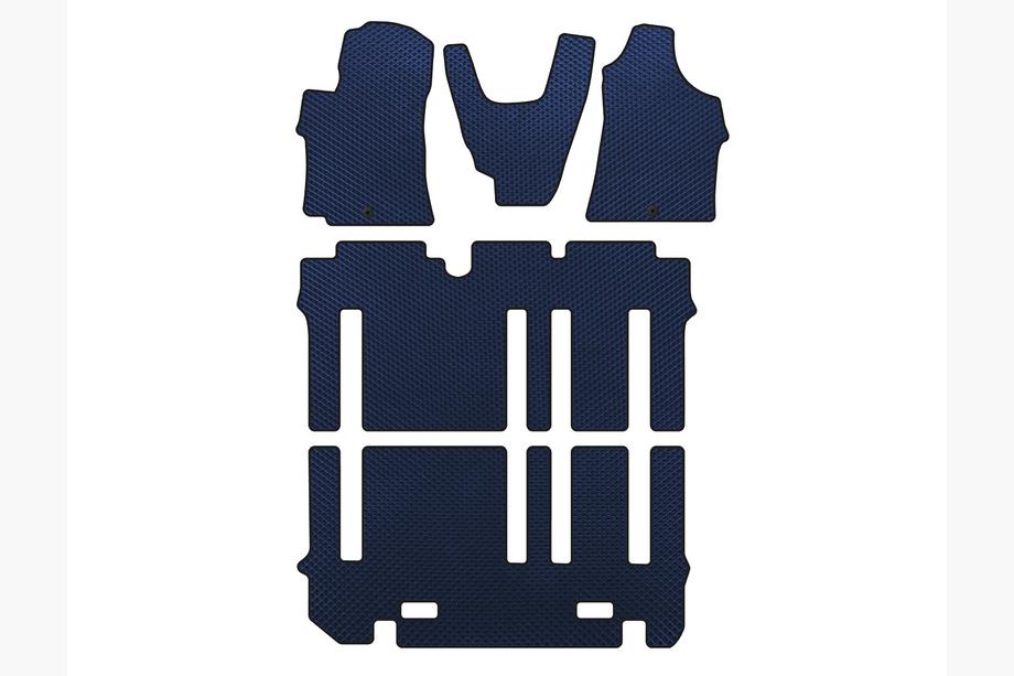 Hyundai H300, H1, Starex 2008-2020 EVA Fußmatten (Komplettset, Blau) Foto 1
