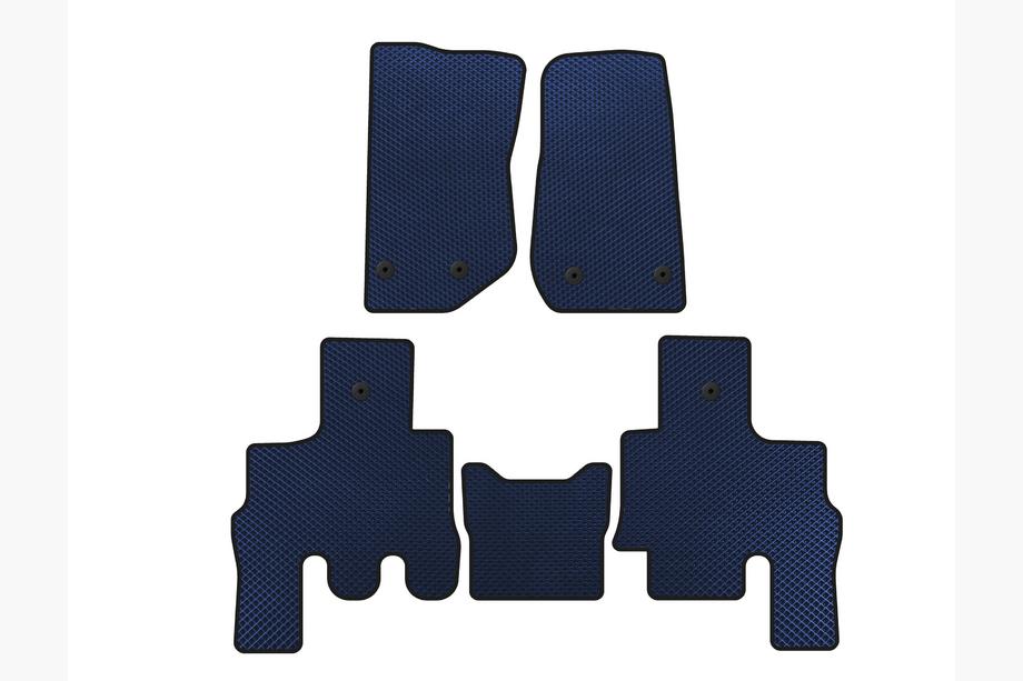 Jeep Wrangler 2007-2017 EVA Fußmatten (Blau) Image
